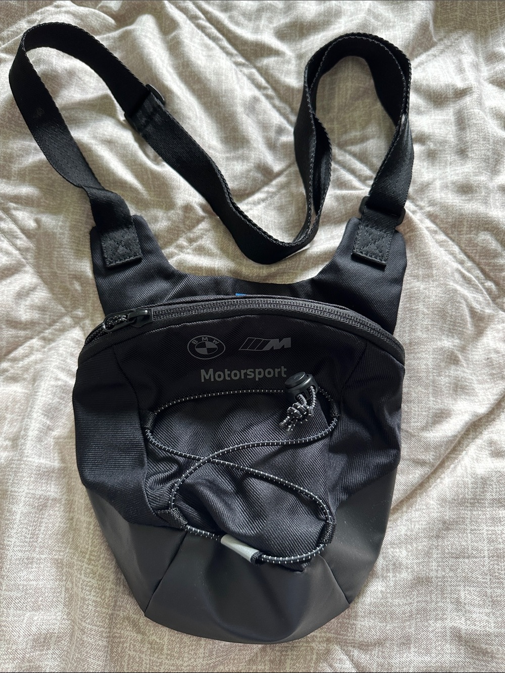 BMW Motorsport Black Belt Sling Pouch